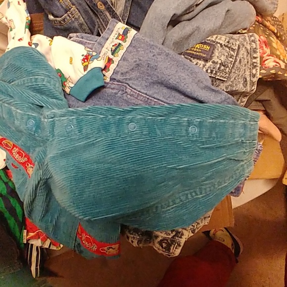 Vintage overalls, 2 shirts 🐻Oshkosh b'gosh - Picture 8 of 8